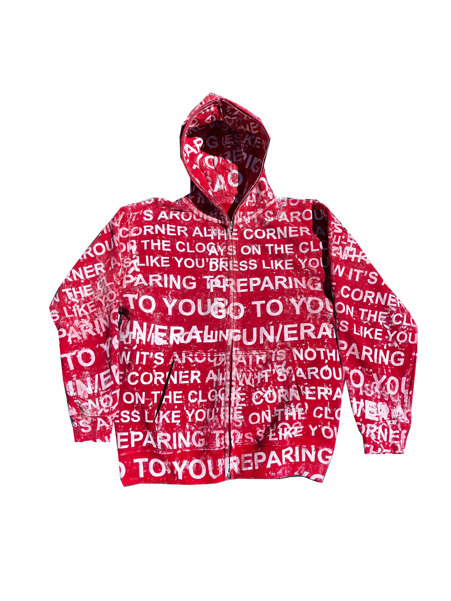 Death Poem Full Zip Hoodies